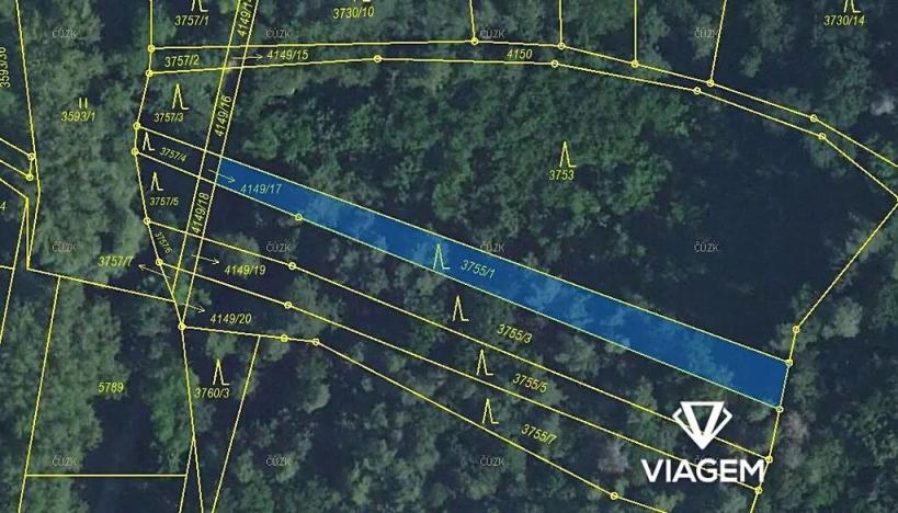 Prodej podílu lesa, Žarošice, 350 m2