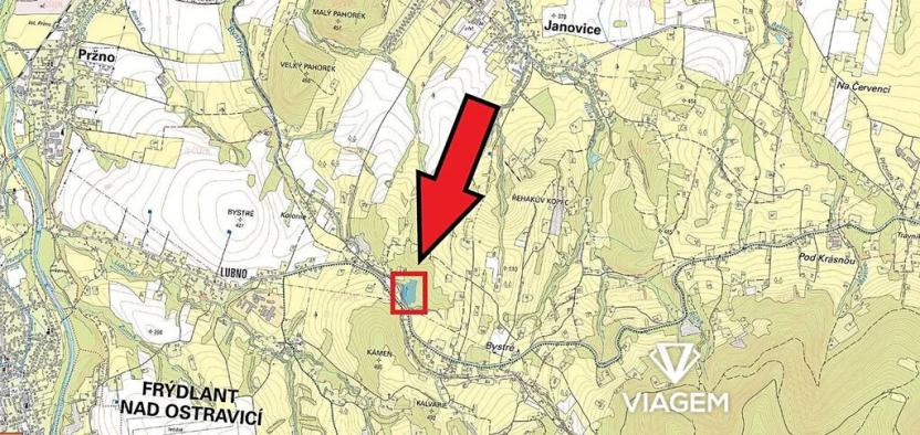 Prodej podílu lesa, Janovice, 1420 m2