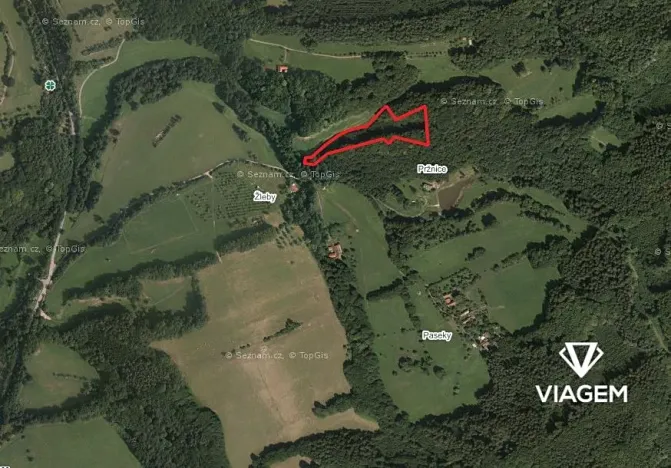 Prodej podílu lesa, Lutonina, 2332 m2