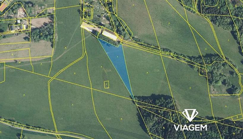 Prodej podílu pole, Těchonín, 986 m2