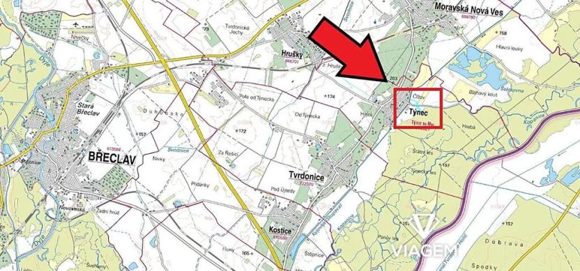 Prodej podílu pole, Týnec, 3265 m2