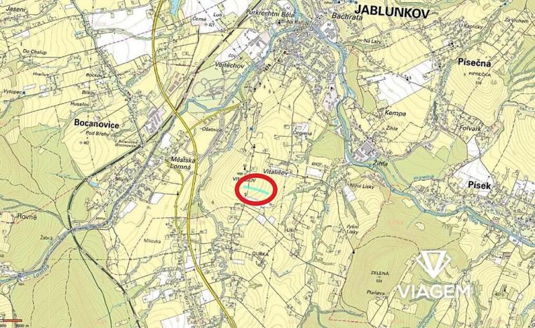 Prodej podílu pole, Jablunkov, 723 m2