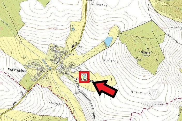 Prodej podílu komerčního pozemku, Čechtice, 65 m2