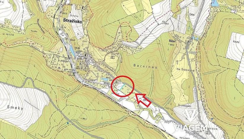 Prodej podílu pozemku pro bydlení, Stražisko, 208 m2