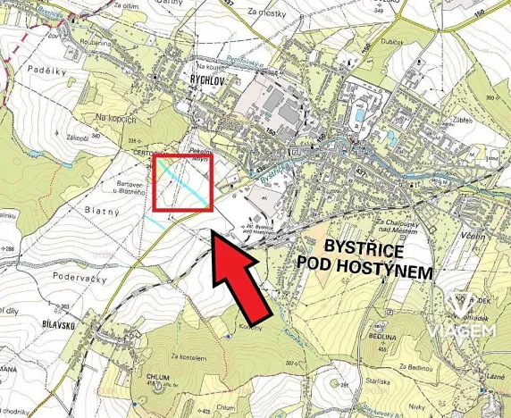 Prodej podílu pole, Bystřice pod Hostýnem, 2094 m2