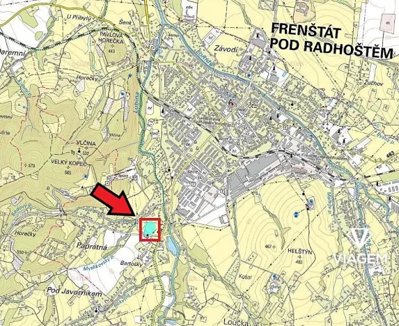 Prodej podílu pole, Frenštát pod Radhoštěm, 658 m2