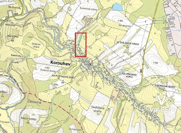 Prodej podílu pole, Korouhev, 1519 m2