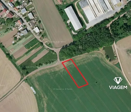 Prodej podílu pole, Počenice-Tetětice, 930 m2