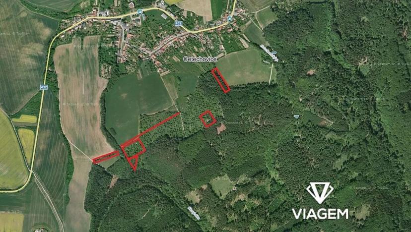 Prodej podílu pole, Cetechovice, 315 m2