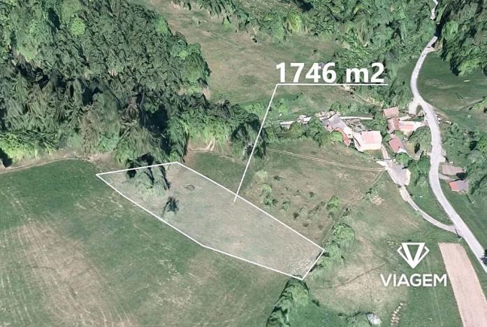 Prodej zahrady, Huslenky, 1746 m2