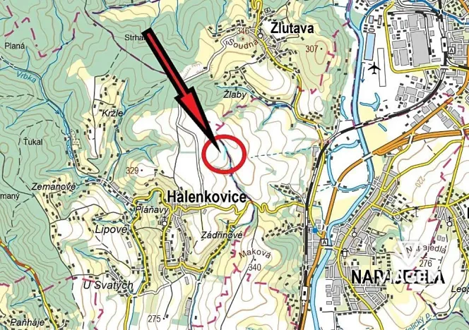 Prodej podílu pole, Halenkovice, 612 m2