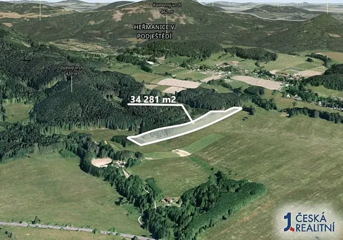 Prodej podílu pole, Jablonné v Podještědí, 6427 m2