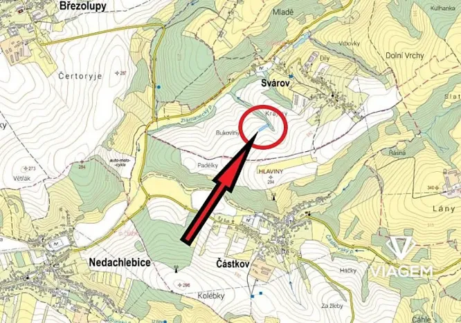 Prodej pole, Svárov, 2406 m2