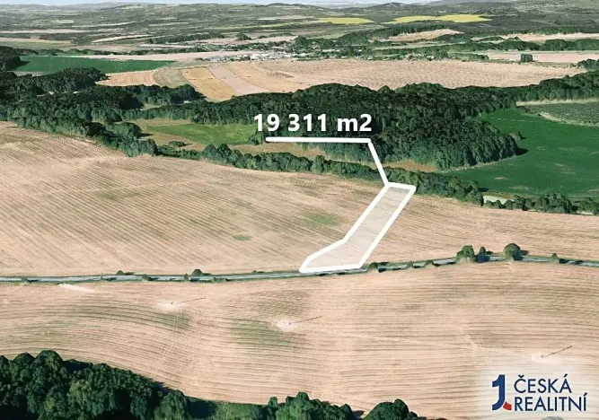 Prodej podílu pole, Bačetín, 2336 m2