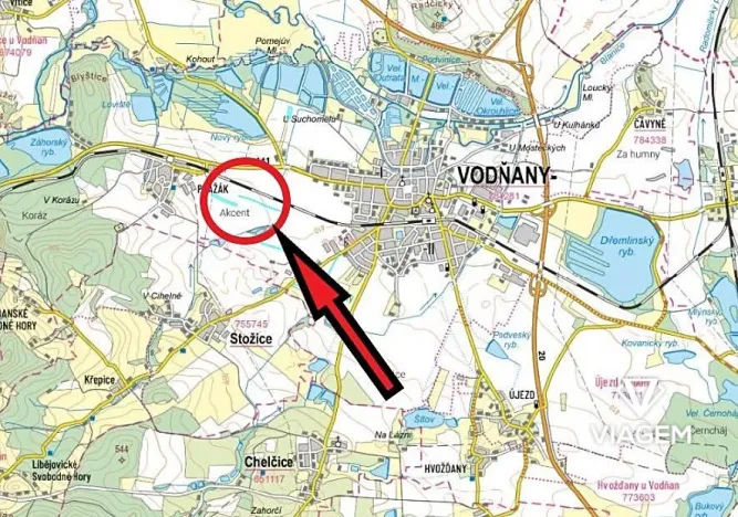 Prodej podílu pole, Vodňany, 2464 m2