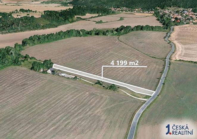 Prodej podílu pole, Lochovice, 349 m2