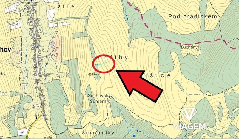 Prodej pole, Suchov, 1156 m2
