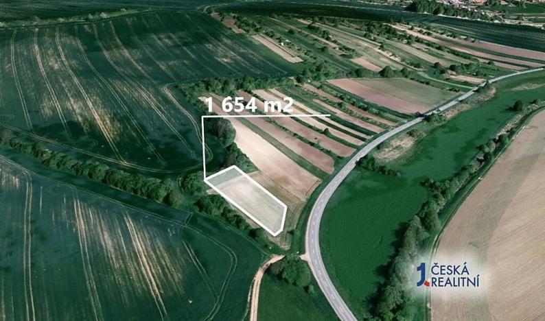 Prodej pole, Těmice, 1654 m2