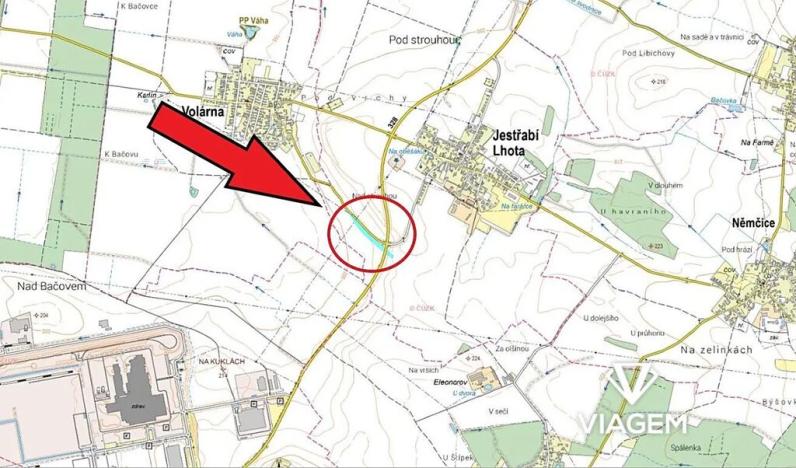 Prodej podílu pole, Jestřabí Lhota, 2443 m2