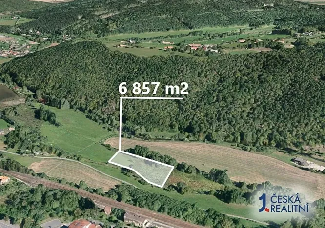 Prodej pole, Jince, 6857 m2