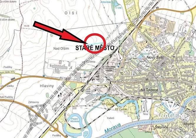 Prodej podílu pole, Staré Město, 1048 m2