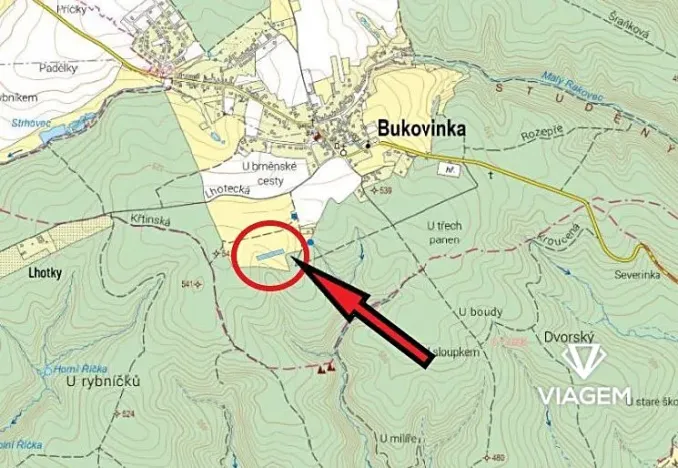 Prodej podílu pole, Bukovinka, 1420 m2