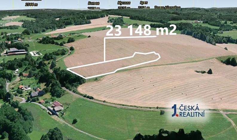 Prodej podílu pole, Pustá Kamenice, 6430 m2