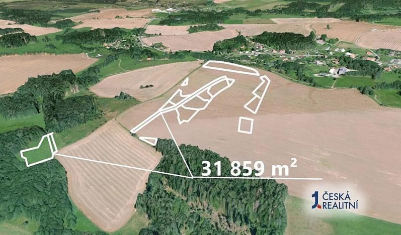 Prodej podílu pole, Pustá Kamenice, 9275 m2