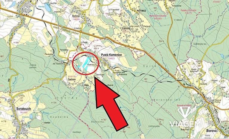 Prodej podílu pole, Pustá Kamenice, 9275 m2