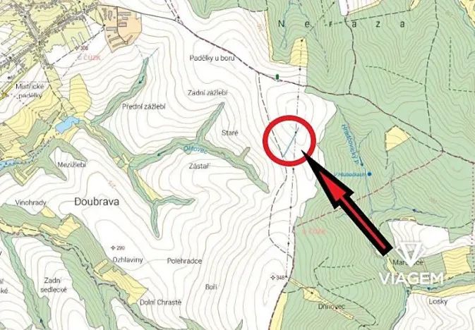 Prodej podílu pole, Mistřice, 401 m2