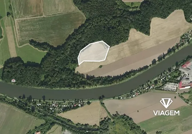 Prodej podílu pole, Kostelec nad Labem, Rudeč, 644 m2