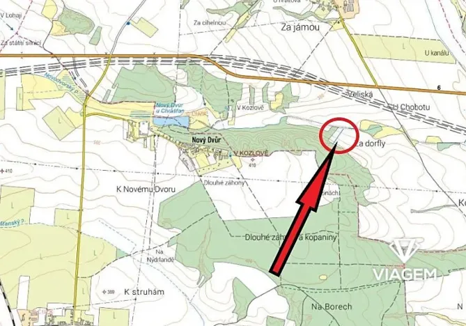 Prodej podílu pole, Nesuchyně, 444 m2