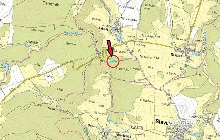 Prodej pole, Slavče, 4663 m2