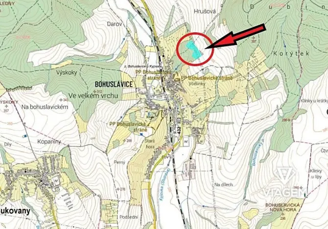 Prodej podílu pole, Kyjov, 1403 m2