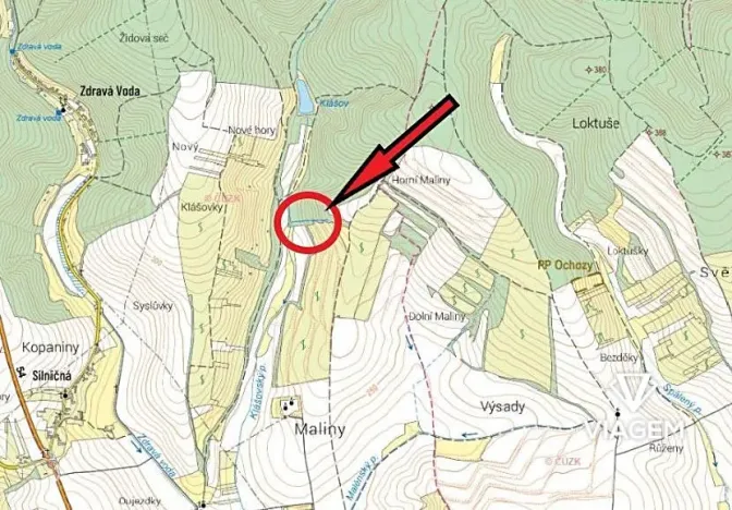 Prodej pole, Žarošice, 709 m2
