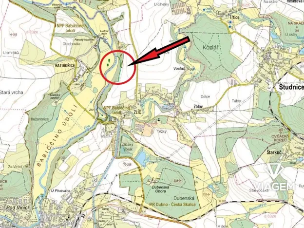 Prodej podílu pole, Česká Skalice, 739 m2