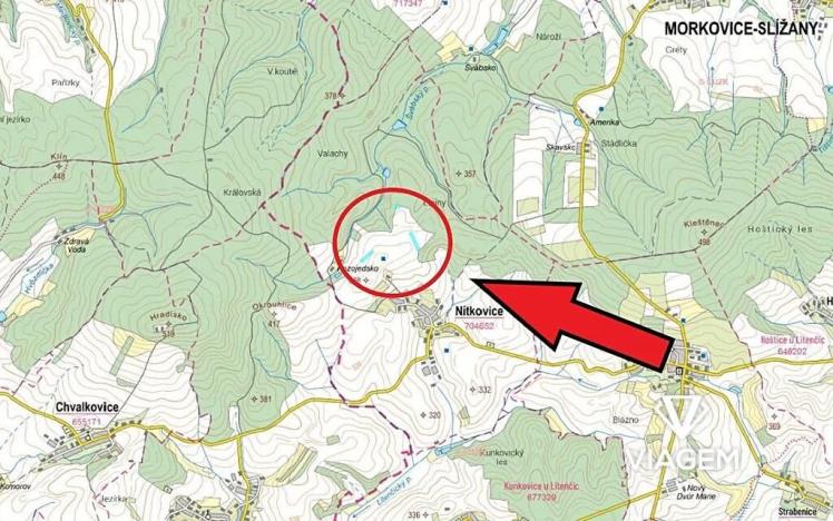 Prodej podílu pole, Nítkovice, 3512 m2