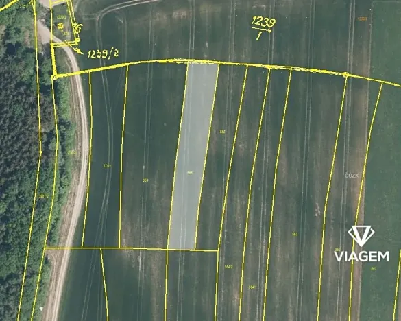 Prodej podílu pole, Kudlovice, 933 m2