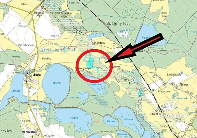 Prodej podílu pole, Olešnice, 1816 m2