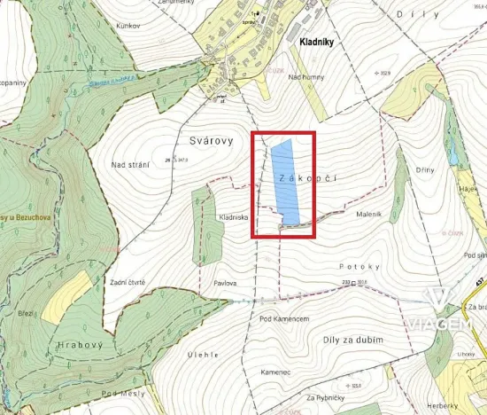 Prodej podílu pole, Kladníky, 4917 m2