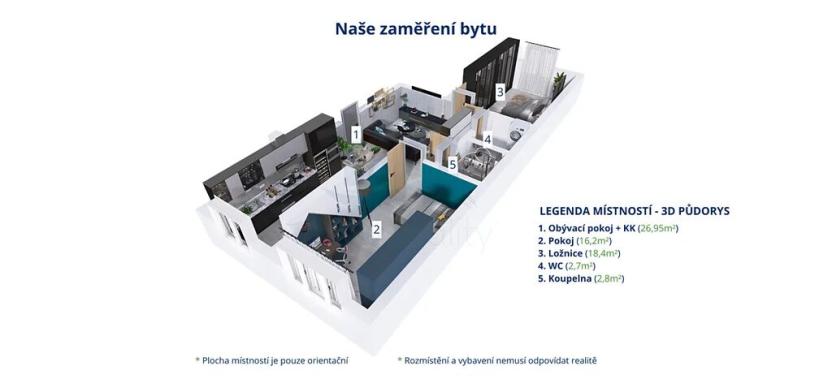Prodej bytu 2+1, Praha - Žižkov, Biskupcova, 72 m2