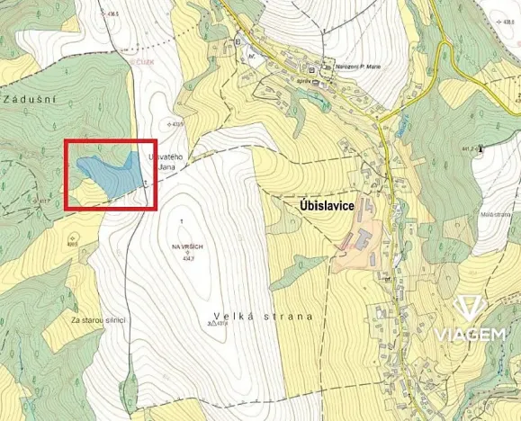 Prodej podílu pole, Úbislavice, 7139 m2