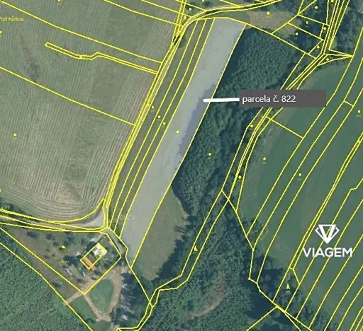 Prodej podílu pole, Podolí, 3506 m2