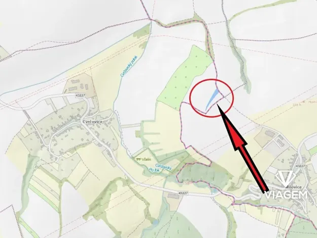 Prodej podílu pole, Zdounky, 696 m2