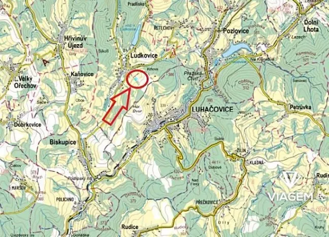 Prodej podílu pole, Ludkovice, 1873 m2