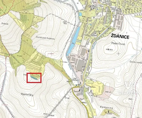 Prodej pole, Ždánice, 1611 m2