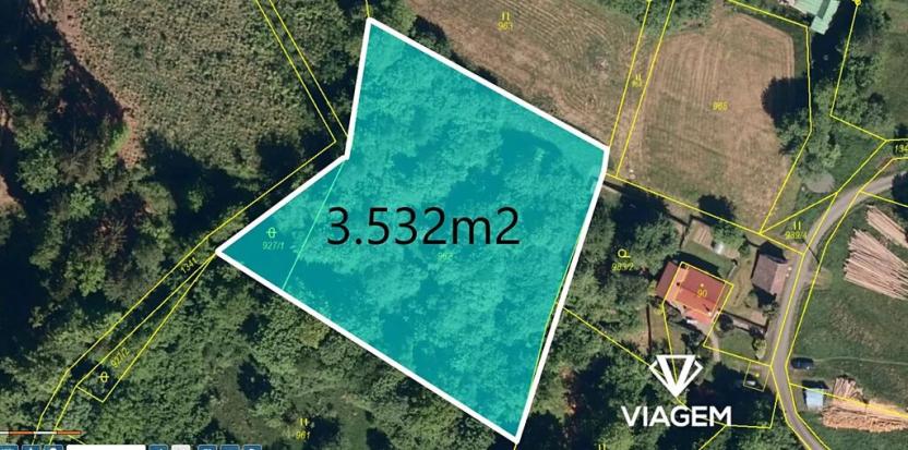 Prodej zahrady, Oznice, 3532 m2