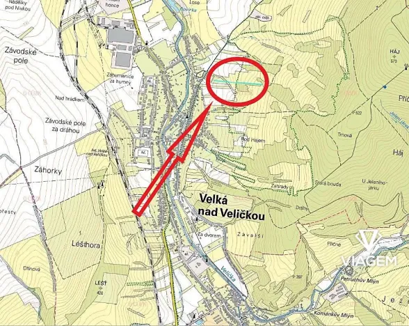 Prodej podílu zahrady, Velká nad Veličkou, 1014 m2