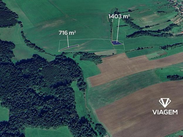 Prodej podílu pole, Lidečko, 706 m2