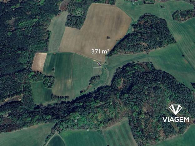 Prodej pole, Osečná, 371 m2